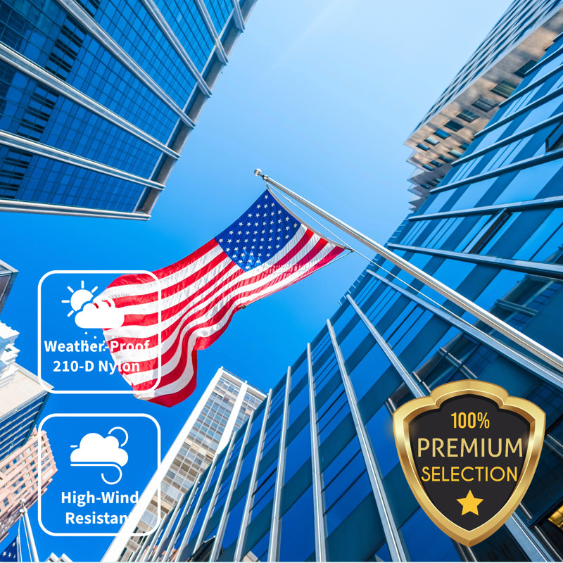 3x5 Piedi Guerra Civile Bandiera USA 3x5 Piedi In Nylon Ricamata - Foto 4