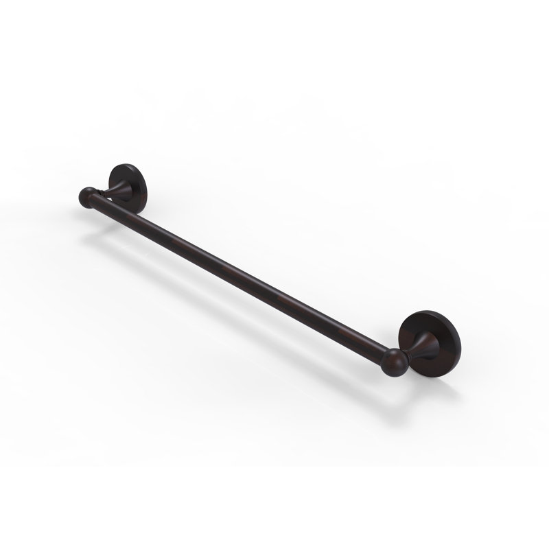 Barre à serviettes murale 36 "Godoy, Bronze vénitien, H 3,2 po x l 36 po x P 2,6 po