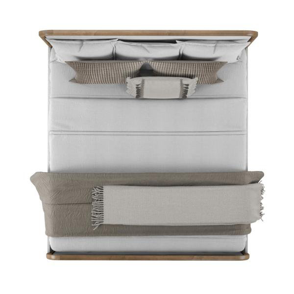 Lit tapissier standard Jiona, Grand