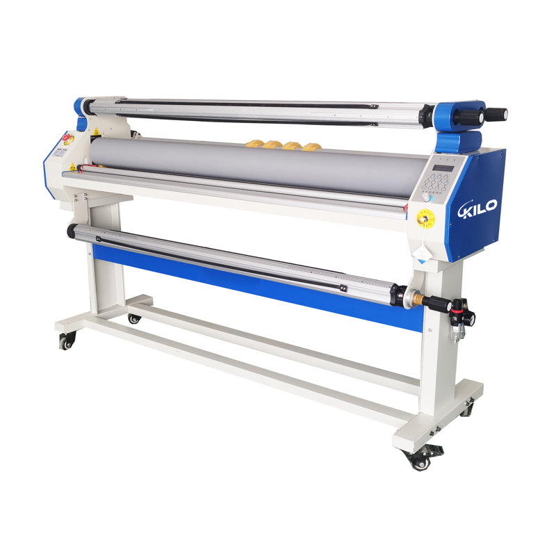 Auto Cold & Hot Laminator with Trimmer - High-Speed 40 ft/min, Digital Display