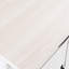 Îlot de cuisine avec armoire de rangement pour poubelle, chariot de cuisine avec abattant, support à épices, porte-serviettes et tiroir, îlot de cuisine sur roulettes avec tablette réglable, blanc-2099613798