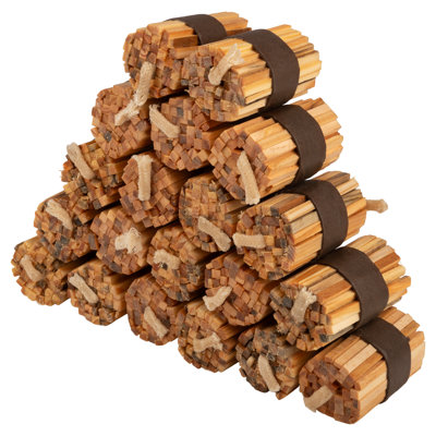Recharge de 20 bâtonnets d'allume-feu Fatwood