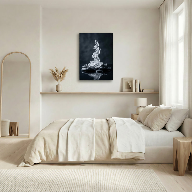 Ice Tower, reproduction d'art sur toile, ensemble de 1, 40"H x 28"W, Wrapped Canvas