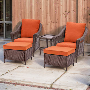 Buenhomino 4 - Person Patio Conversation Set with Cushions