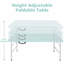 Table de patio pliante portative, utilisation intérieure et extérieure, poids maximum 135 kg, pour le camping-757125182
