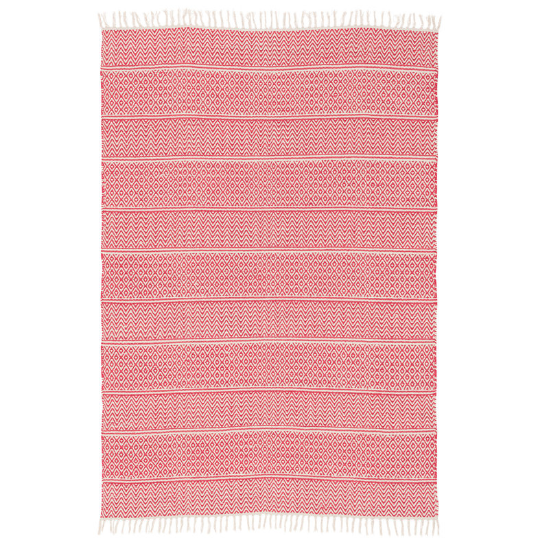 Pringle Striped Wool Area Rug, Rectangle 90 x 160cm
