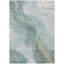Tapis sarcelle intérieur / extérieur lavable à la machine Claudian ACN1533-109535821