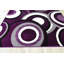 Tapis mauve à motif géométrique Cossette-40791295
