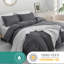 Premium Prewashed Duvet Cover Set Double Brushed Microfiber Reversible With Zipper Closure & Corner Ties-122516609-125545719
