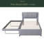 Lit plateforme double avec lit gigogne et lit gigogne double-298572897