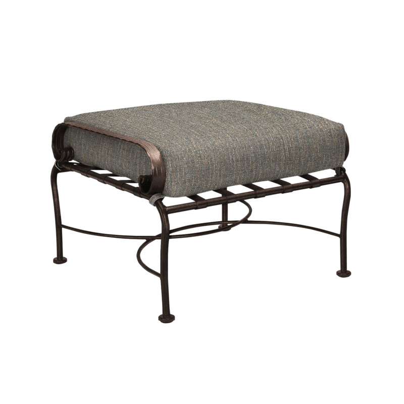 Classico-W Outdoor Ottoman, Harris Stone, Copper Creek
