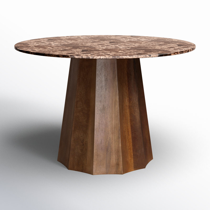 Tempe 47'' Round Marble Dining Table