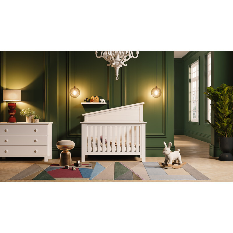Lit de bébé convertible «Just White» Milk Street Baby
