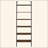 6-Shelf Modern Minimalist Open-Back Wall Bookshelf, Ample Storage For Books