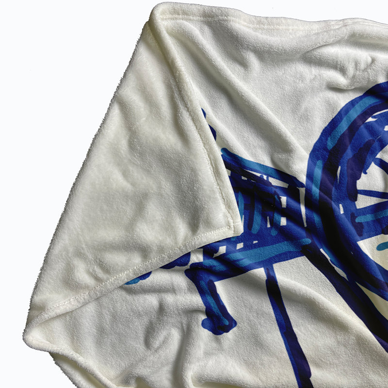 Figaro Blanket, Azure