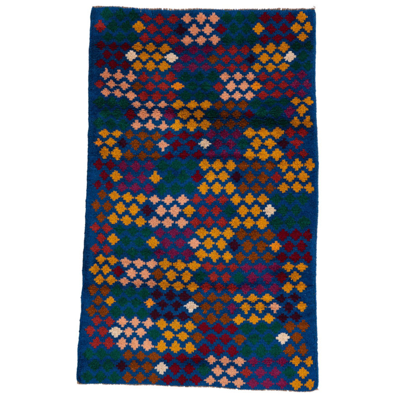 Tapis bleu Nunez