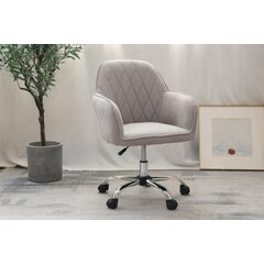 Adan Task Chair Etta Avenue Upholstery Color: Tan