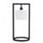 Metal Table Lamp With Glass Drum Shade