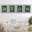 «Luminous Fern Leaves», ensemble de 4 impressions encadrées sous verre, conception de JJ Design House LLC-117180430-117180431