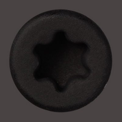 #10 x 2 3/4 in. Indian Ebony Star Drive Flat Undercut Epoxy Color Match Deck Screws(100-Pieces)