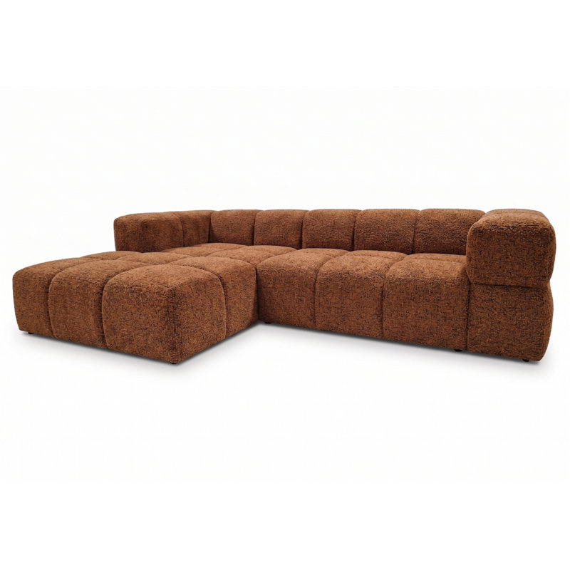 Rudalph 3 Seater Sectional, Left Hand Facing