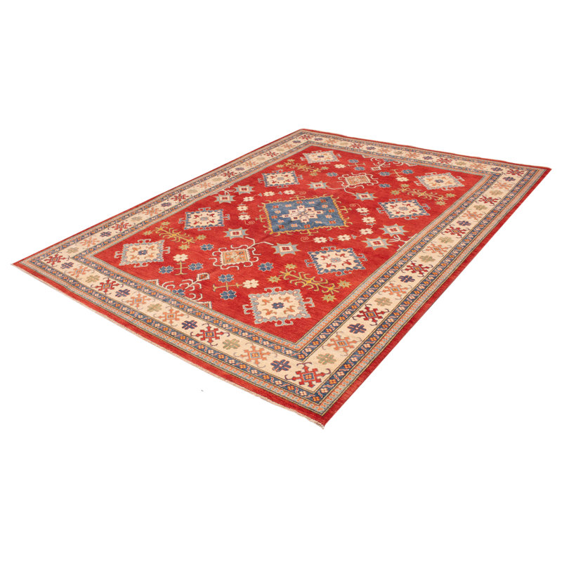 One-of-a-Kind 10'6" X 13'10" New Age Wool Area Rug in Red