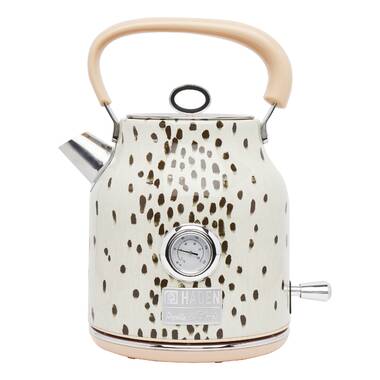 Haden Dorchester 1.7L Stainless Steel Electric Water Tea Kettle, Stone Blue