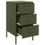 Bedside Cabinets 2 pcs 36x39x68 cm Steel-396062372