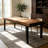 Rectangular Solid Wood Dining Table