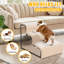 Escalier pour animaux 3 marches avec coussins moelleux pour les animaux de petite et moyenne taille