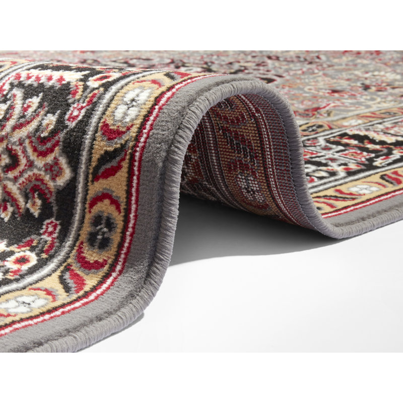 Skazar Isfahan Tufted Grey Rug, Runner 80 x 250cm