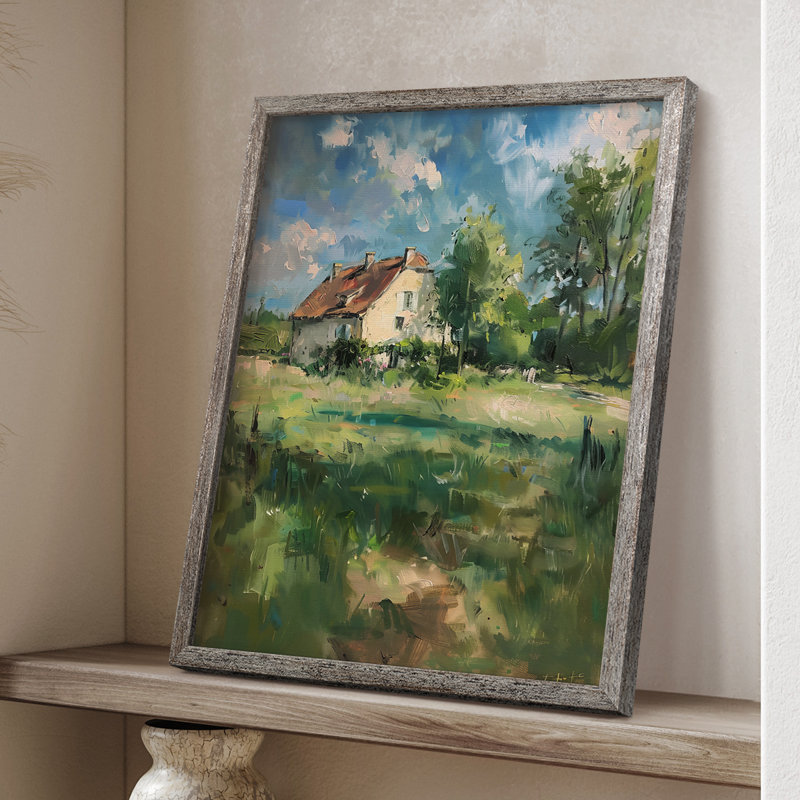 «LANDSCAPES Series XCIX», reproduction encadrée - bois massif, H 30 po x l 24 po