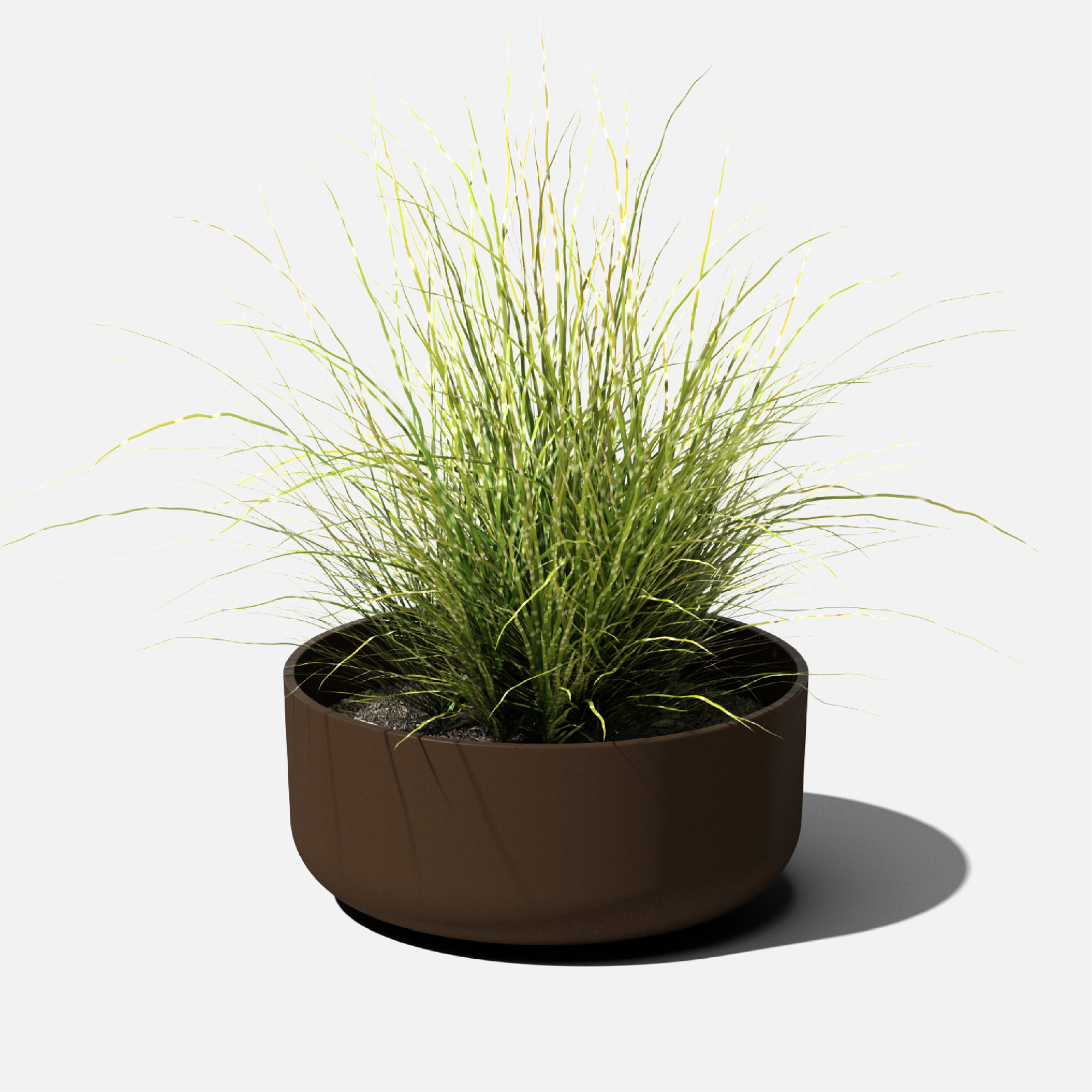 Mason Series Kona Bowl Planter, Espresso, 1