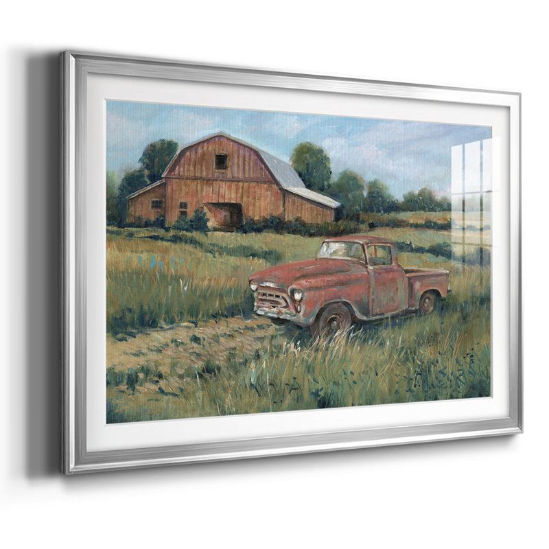 Rusting Away I, reproduction d'art encadrée, Argent, H 30 po x l 44 po x P 1,5 po