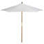 Parasol en bois Whisenant de 2,3 m-18210994