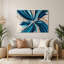 «Lyrical Abstraction 13», art mural en métal vert-1494918672