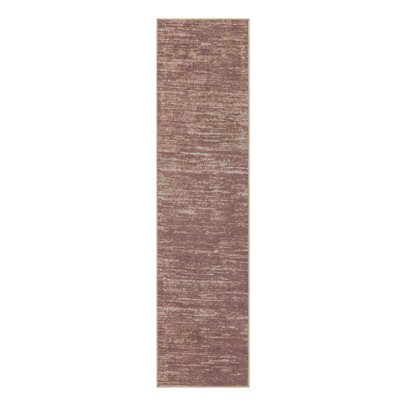 Tapis en chenille Power Loom brun, Tapis de couloir 2 pi x 8 pi