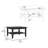 Coffee Table, One Shelf