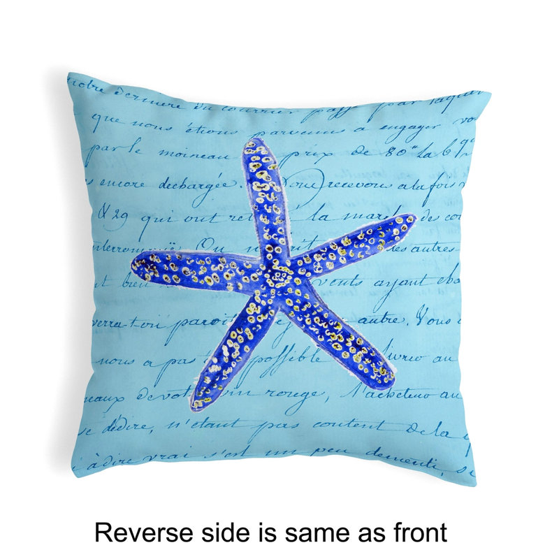  Housse de coussin d'extérieur carré Starfish