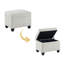 Cory 24" W Corduroy Storage Ottoman-598683278