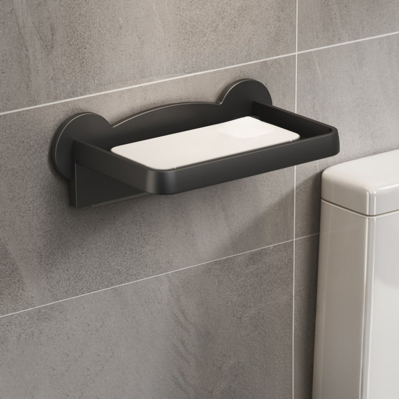 Porte-papier hygiénique mural, Black