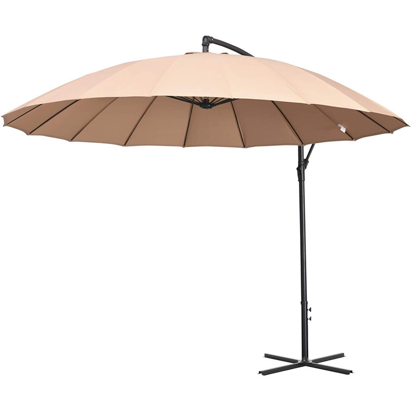 Curtis 3m Traditional Parasol, Khaki