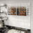 AmGood 10 Tier Wall Mounted Half Size Sheet / Bun Pan Rack. 40 in. x 13 in. x 18 in.