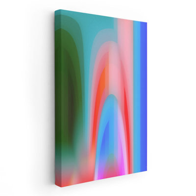 Groovy Prism Gradients I - reproduction d'art sur toile