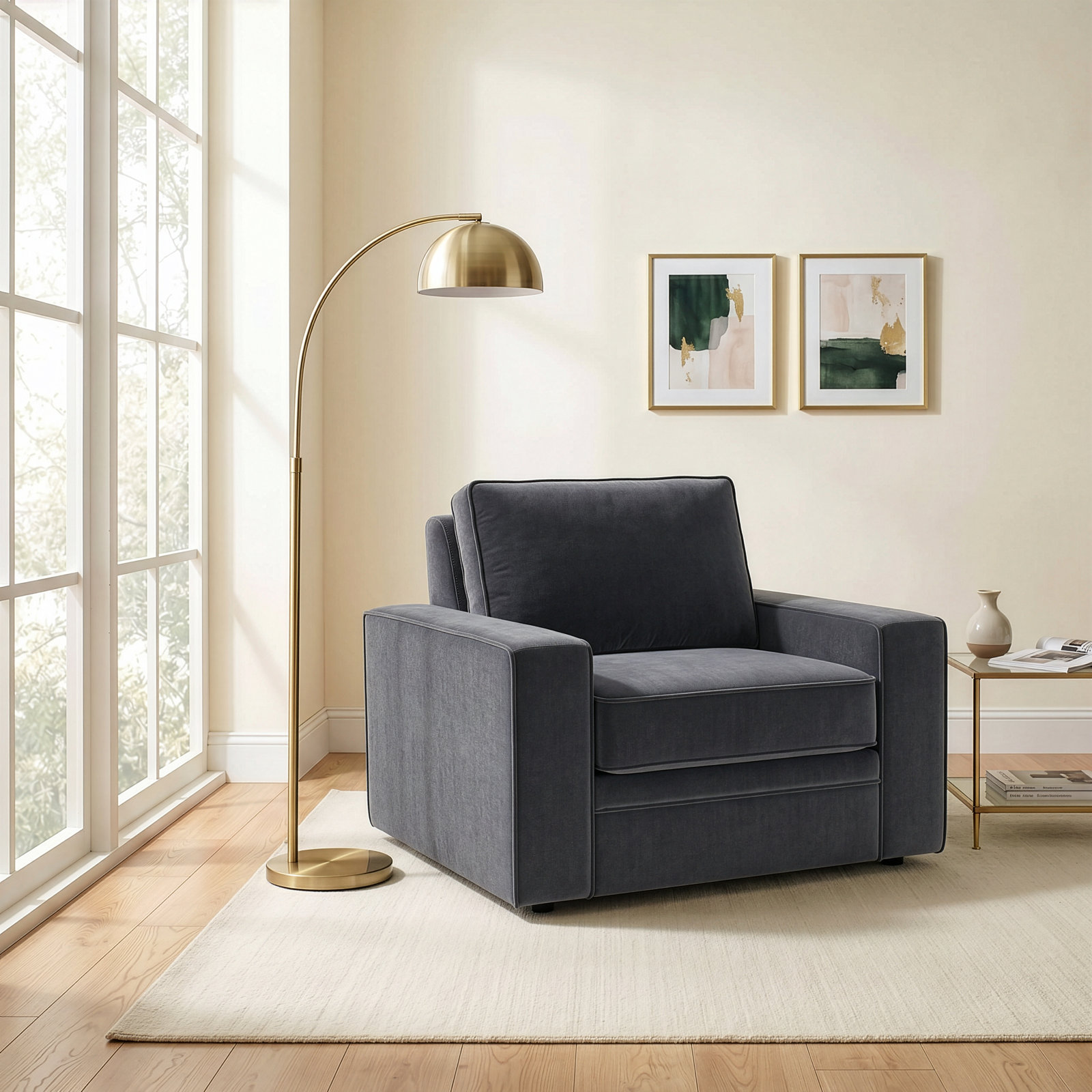 Miranda Armchair, Andrew Slate