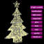 vidaXL Christmas Tree with 240 LEDs Acrylic-112224615-112224612