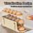 Egg Holder For Fridge Auto Rolling Egg Dispenser Cream