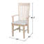  Hirz Solid Wood Armchair