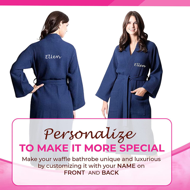 Peignoir fille / femme Bergan, M, Oui, Bleu marine