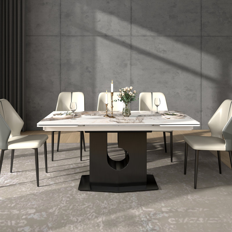 9 - Piece 62.99" To 94.4" Extendable Dining Set